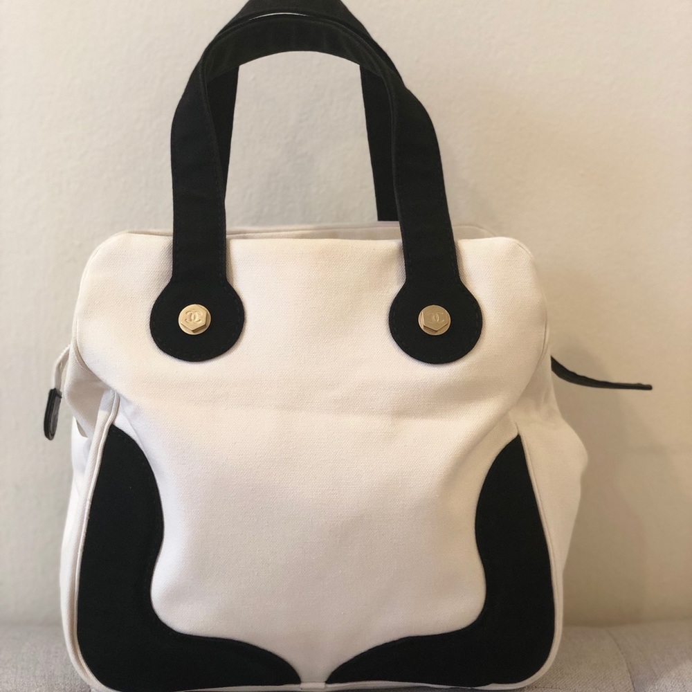 SOLD Chanel Vintage Canvas Bag - Picture 2 of 8